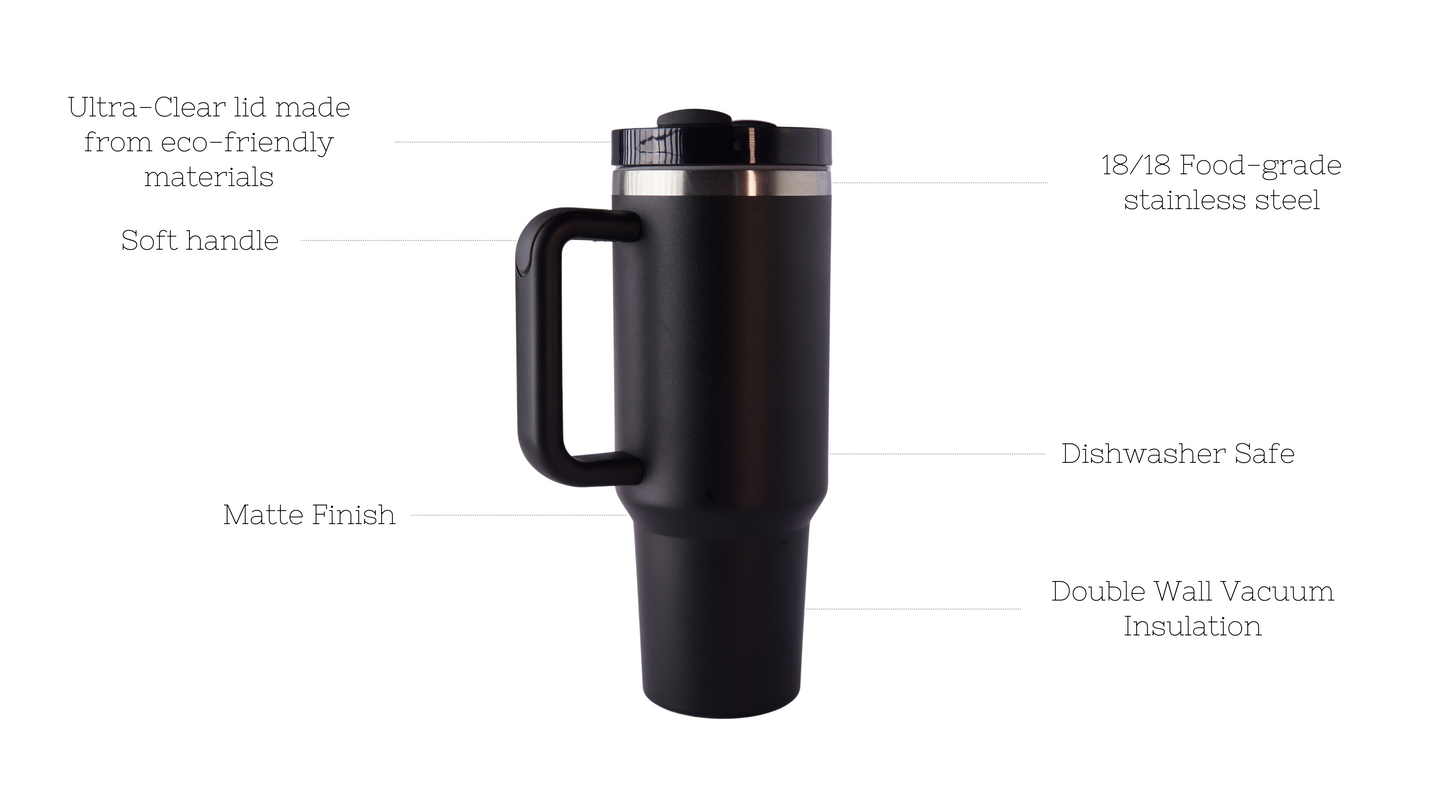 Flowstat Double-Wall Stainless Insulated Tumbler – Hot & Cold