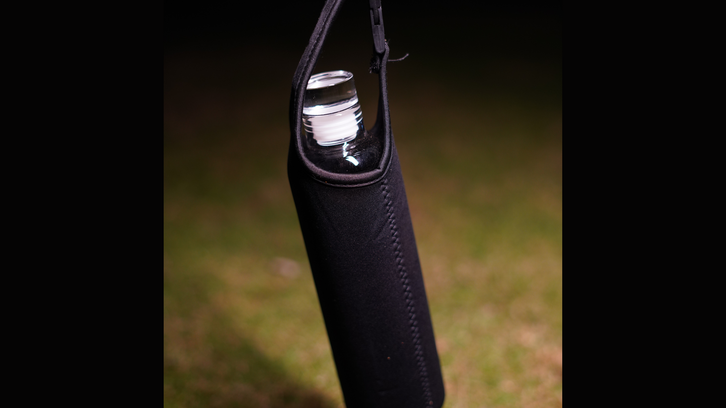 Clear Glass Water Bottle with Time Marker – High Borosilicate with Lid